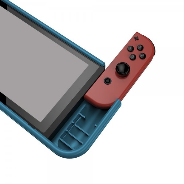 Nintendo Switch Skal Kolfibermönster Blå