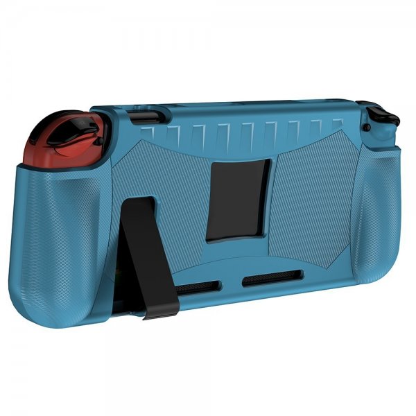 Nintendo Switch Skal Kolfibermönster Blå