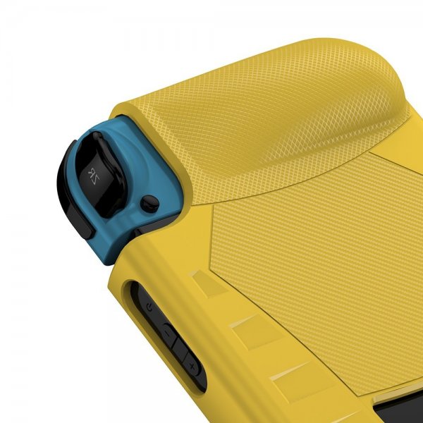 Nintendo Switch Skal Kolfibermönster Gul