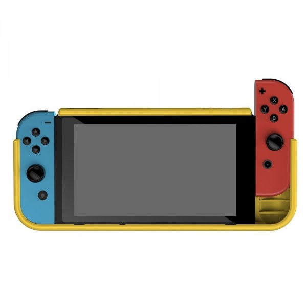 Nintendo Switch Skal Kolfibermönster Gul