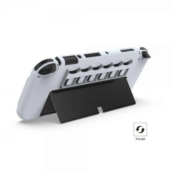 Nintendo Switch Skal med Stativ 6 Spelfack Vit