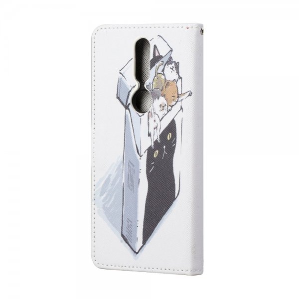 Nokia 2.4 Fodral Motiv Katter i låda