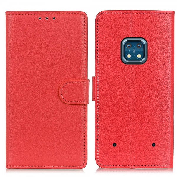 Nokia XR20 Fodral Litchi Röd