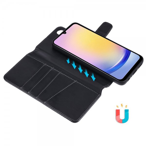 Samsung Galaxy A15 Fodral MagLeather Raven Black