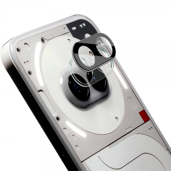 Nothing Phone (2a) Kameraskydd i Härdat Glas Svart