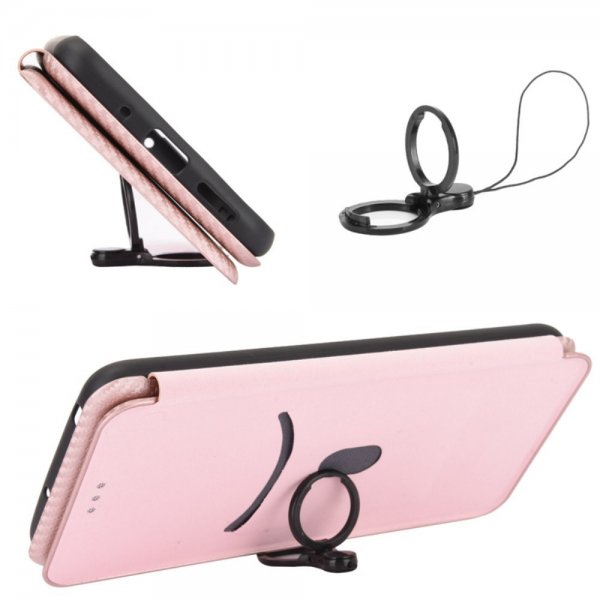 OnePlus 11 Fodral Kolfibertextur Roseguld