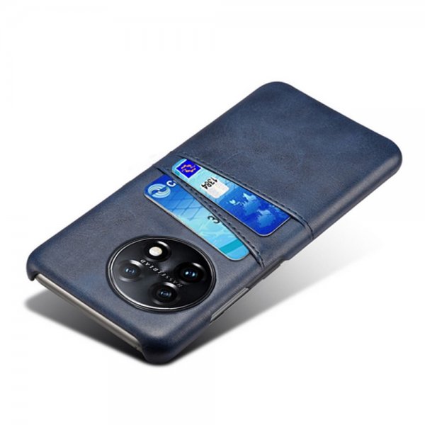 OnePlus 11 Skal Två Kortfack Blå