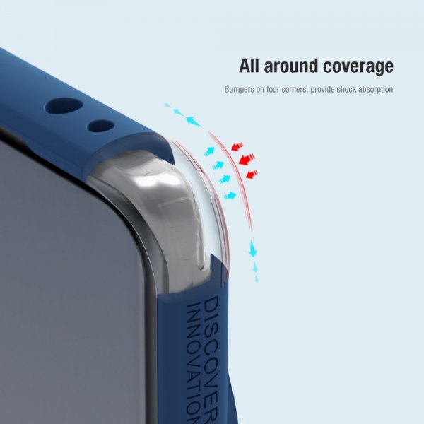 OnePlus 12 Skal Super Frosted Shield Pro Blå