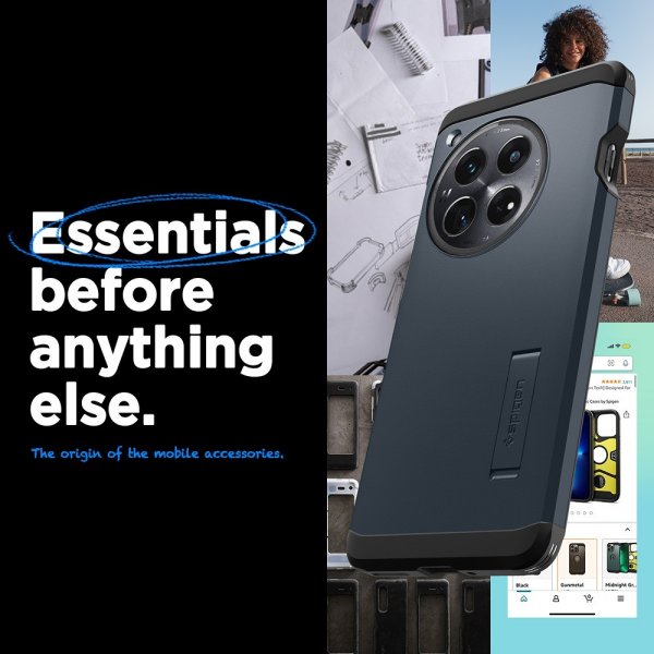 OnePlus 12 Skal Tough Armor Metal Slate