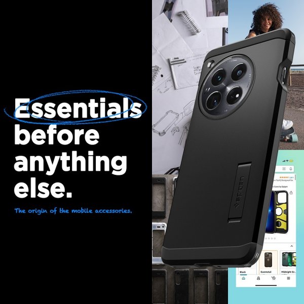OnePlus 12 Skal Tough Armor Svart