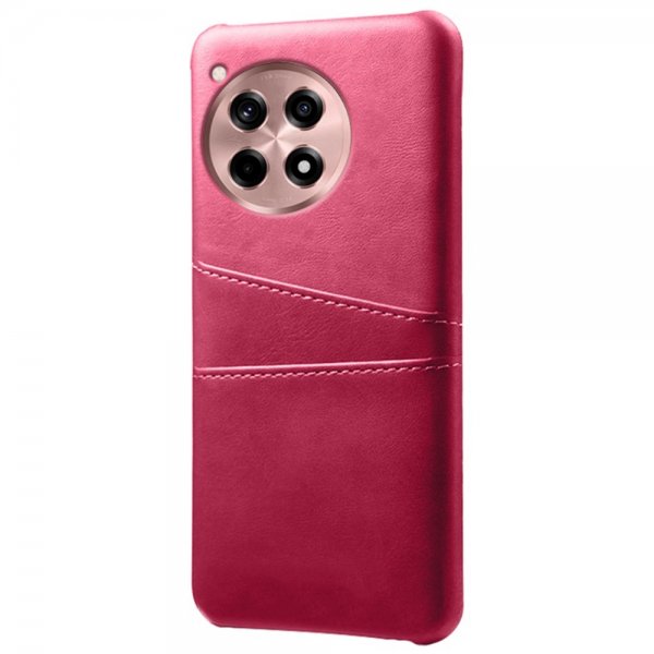 OnePlus 12R Skal med två Kortfack Magenta