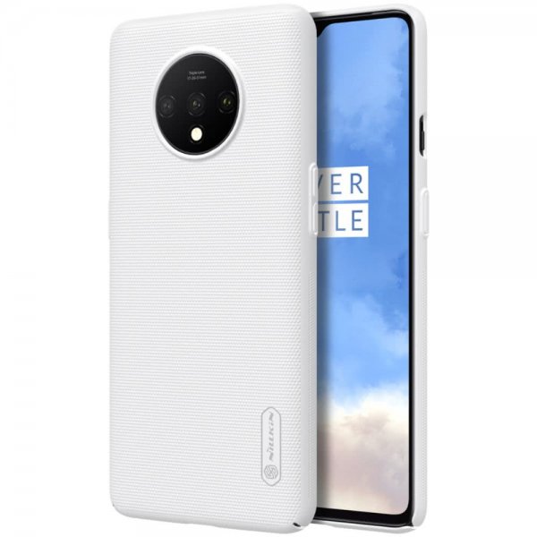 OnePlus 7T Skal Frosted Shield Vit