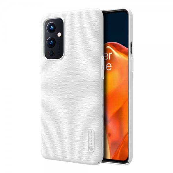 OnePlus 9 Skal Frosted Shield Vit