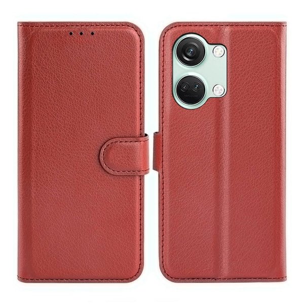 OnePlus Nord 3 Fodral med Stativ Brun
