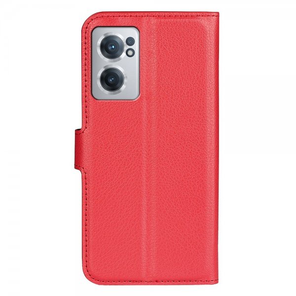 OnePlus Nord CE 2 5G Fodral Litchi Röd