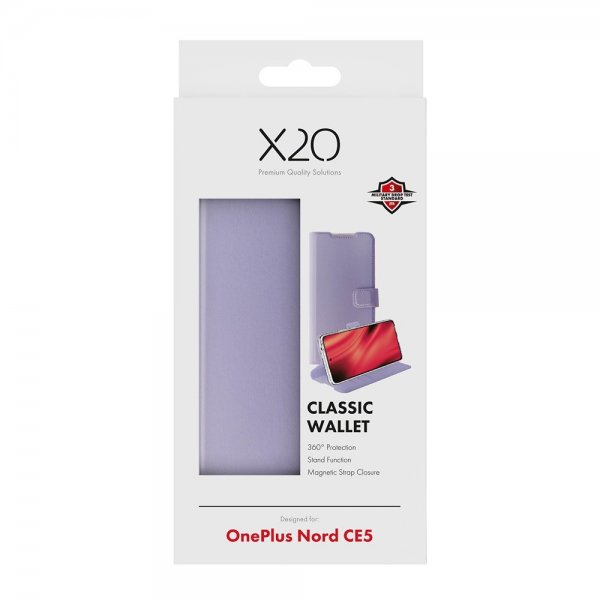 OnePlus Nord CE5 Fodral Classic Wallet Lavender