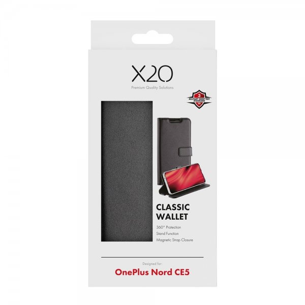 OnePlus Nord CE5 Fodral Classic Wallet Svart