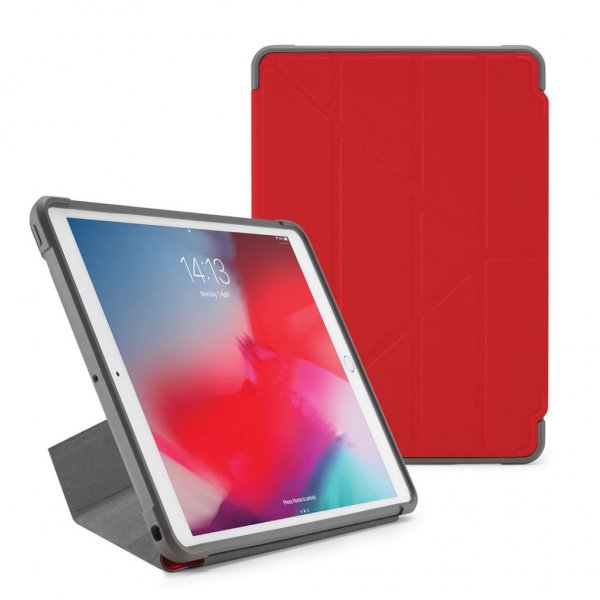 iPad Air 2019/iPad Pro 10.5 Fodral Origami Shield Röd