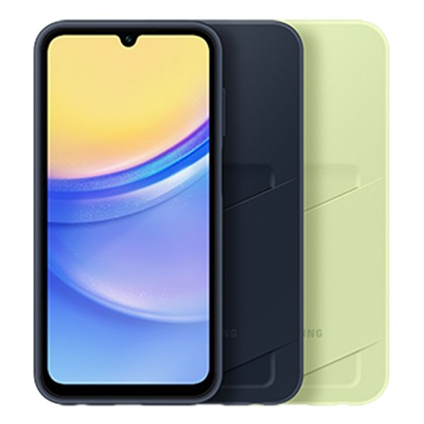 Original Galaxy A15 Skal Card Slot Case Lime