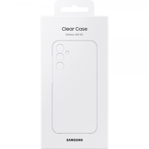 Original Galaxy A25 Skal Clear Case Transparent