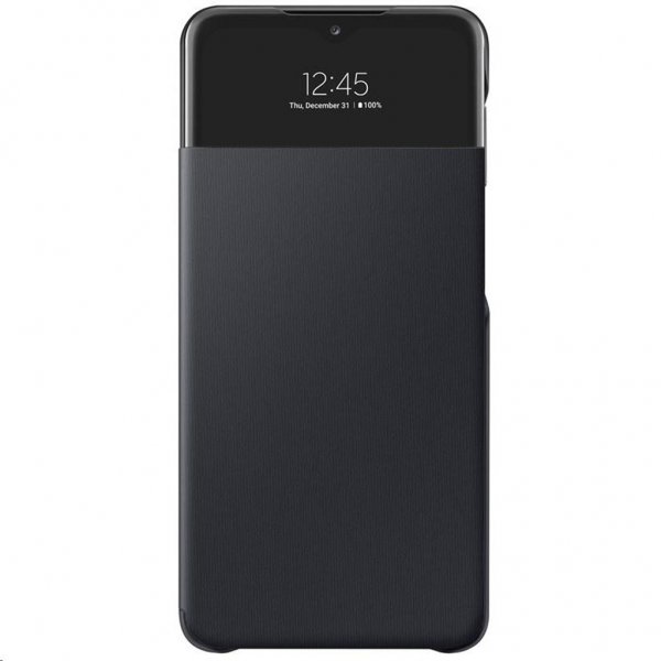 Original Galaxy A32 5G Fodral Smart S View Wallet Cover Svart