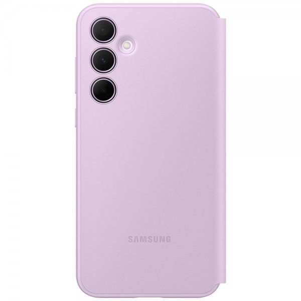 Original Galaxy A35 Fodral Smart View Wallet Case Lavender