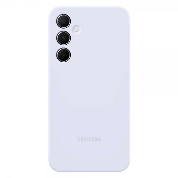 Original Galaxy A55 Skal Silicone Case Blå