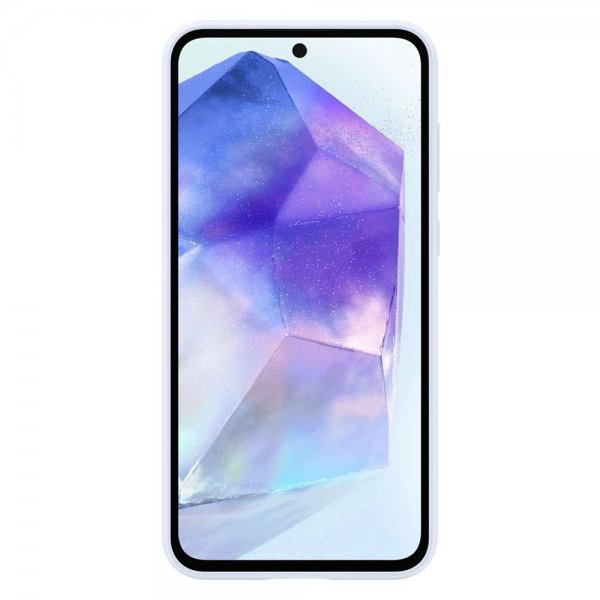 Original Galaxy A55 Skal Silicone Case Blå