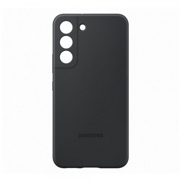 Original Galaxy S22 Plus Skal Silicone Cover Svart