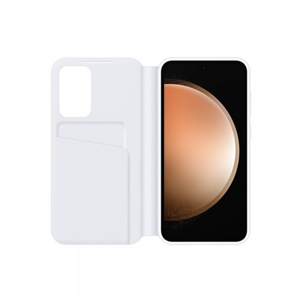 Original Galaxy S23 FE Fodral Smart View Wallet Case Vit