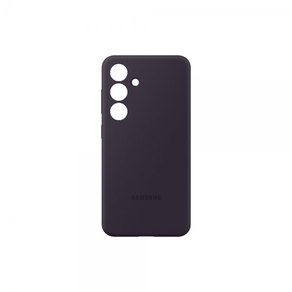 Original Galaxy S24 Skal Silicone Case Dark Violet