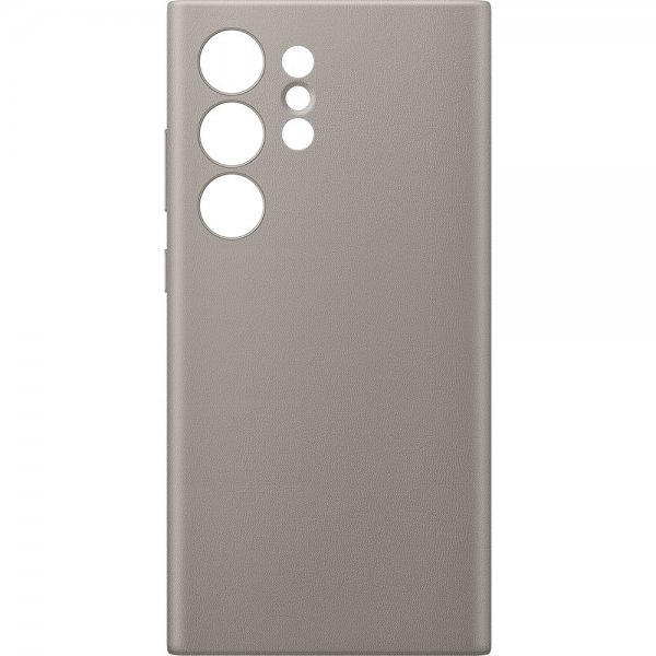 Original Galaxy S24 Ultra Skal Vegan Leather Case Taupe
