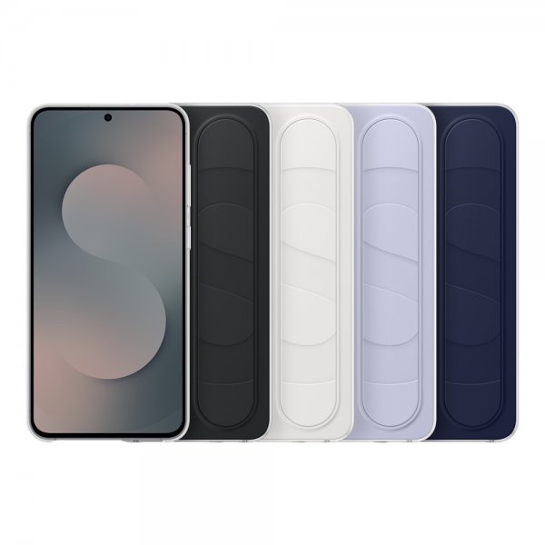 Original Galaxy S25 FE Skal Standing Grip Case Ljusblå