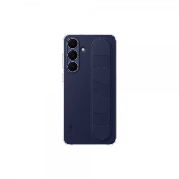 Original Galaxy S25 FE Skal Standing Grip Case Mörkblå