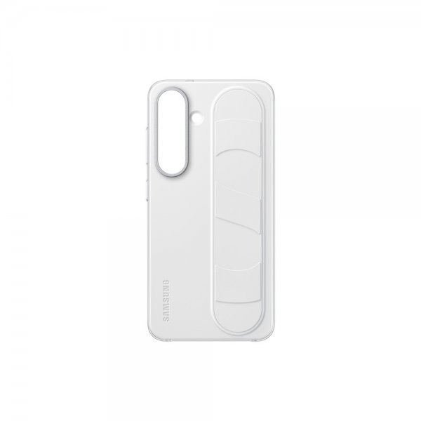 Original Galaxy S25 Skal Standing Grip Case Vit