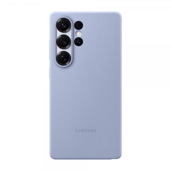 Original Galaxy S25 Ultra Skal Silicone Case Ljusblå