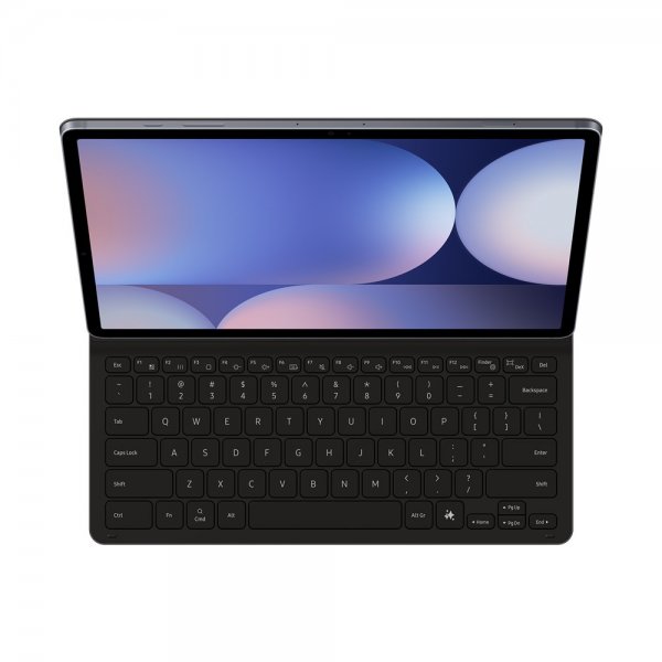 Original Galaxy Tab S9 Plus/S9 FE Plus/S10 Plus Fodral Book Cover Keyboard Slim Svart
