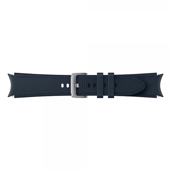Original Galaxy Watch 20mm Armband Hybrid Leather Strap (M/L) Navy