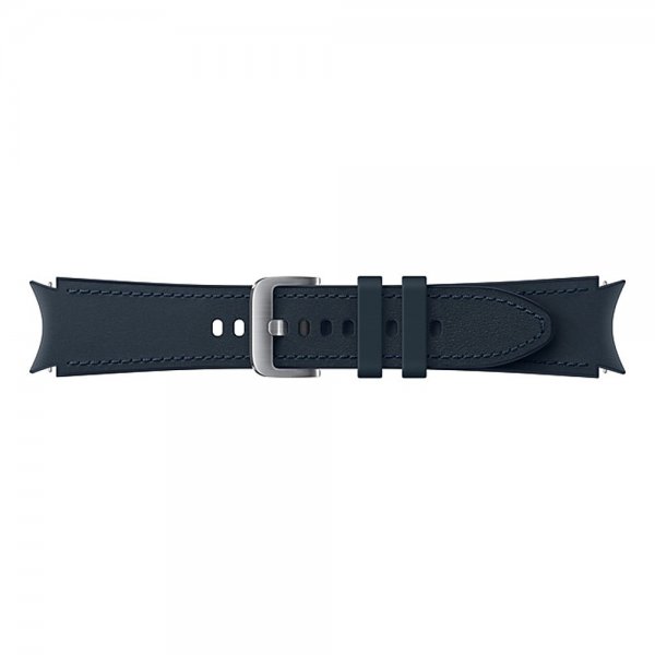 Original Galaxy Watch 20mm Armband Hybrid Leather Strap (S/M) Navy