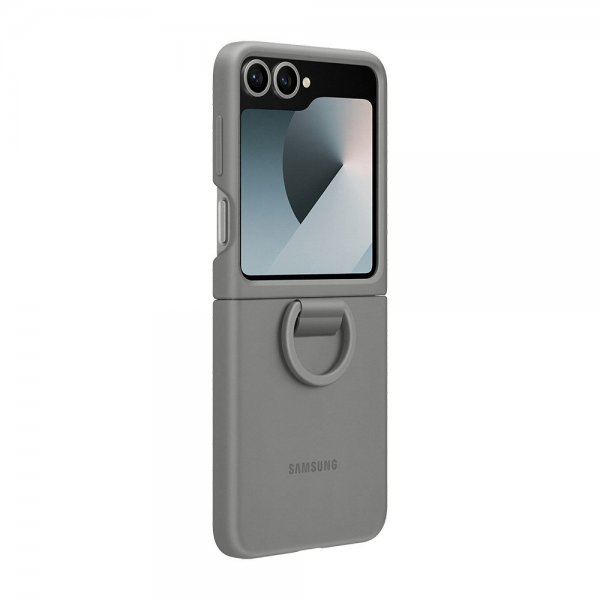 Original Galaxy Z Flip 6/Flip 7 FE Skal Silicone Case Grå