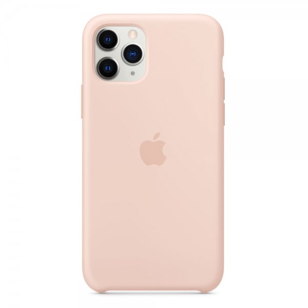 Original iPhone 11 Pro Skal Silicone Case Pink Sand