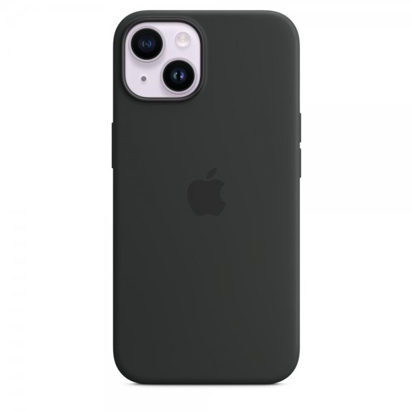 Original iPhone 14 Plus Skal Silicone Case MagSafe Midnatt