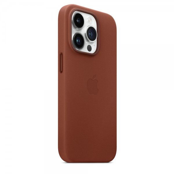 Original iPhone 14 Pro Skal Leather Case MagSafe Umbra