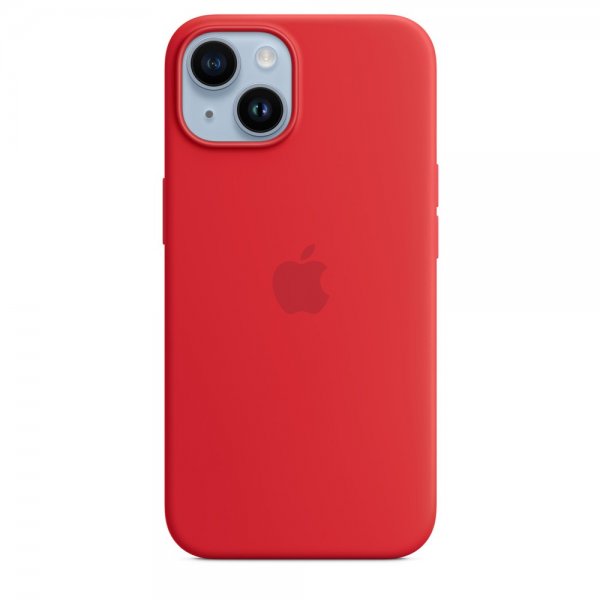 Original iPhone 14 Skal Silicone Case MagSafe (PRODUCT)RED