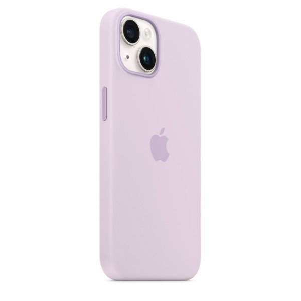 Original iPhone 14 Skal Silicone Case MagSafe Lilac