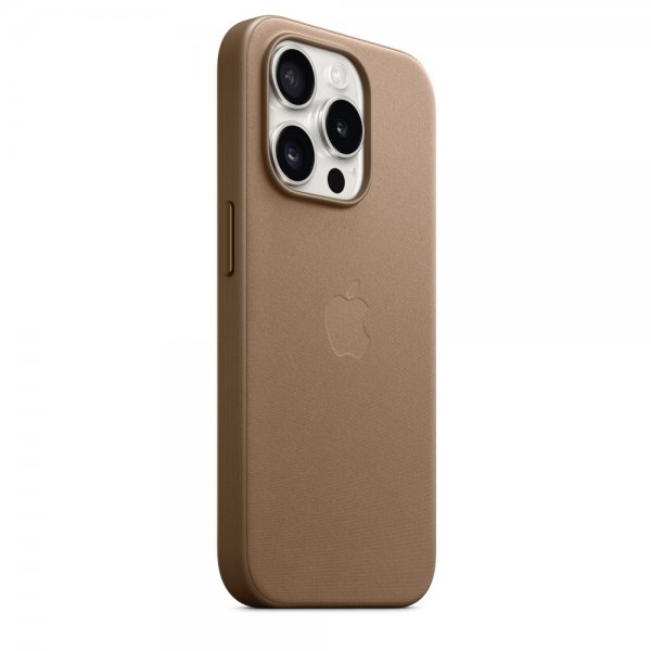 Original iPhone 15 Pro Max Skal FineWoven MagSafe Taupe