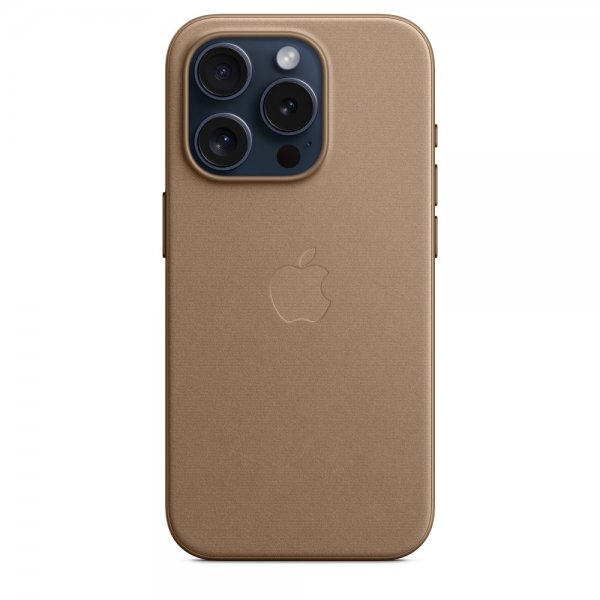 Original iPhone 15 Pro Skal FineWoven MagSafe Taupe