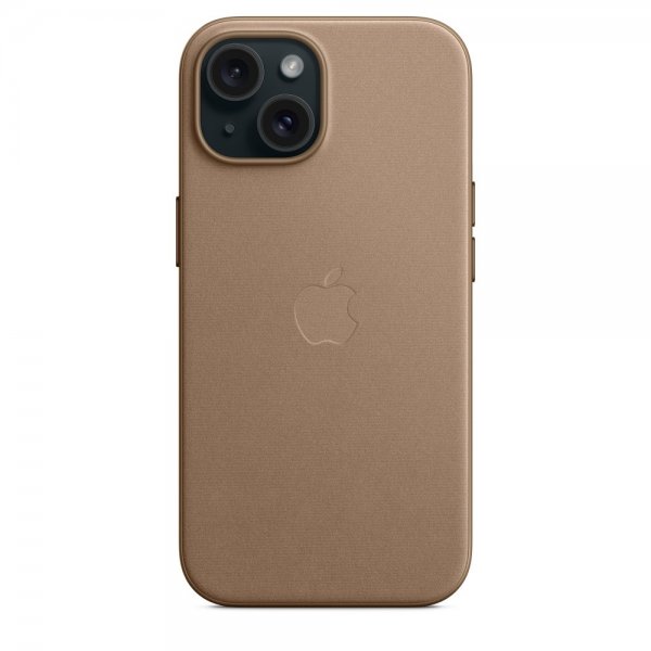 Original iPhone 15 Skal FineWoven MagSafe Mullvadsbrun