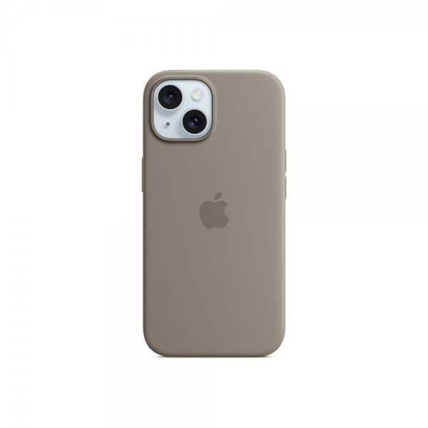 Original iPhone 15 Skal Silicone Case MagSafe Clay
