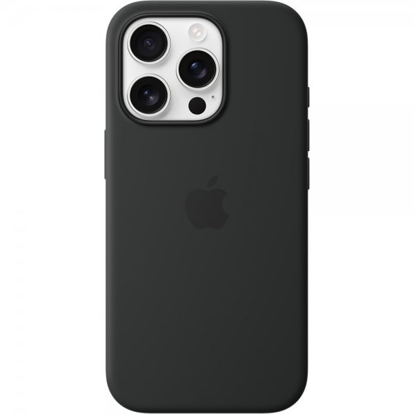 Original iPhone 16 Pro Skal Silicone Case MagSafe Svart
